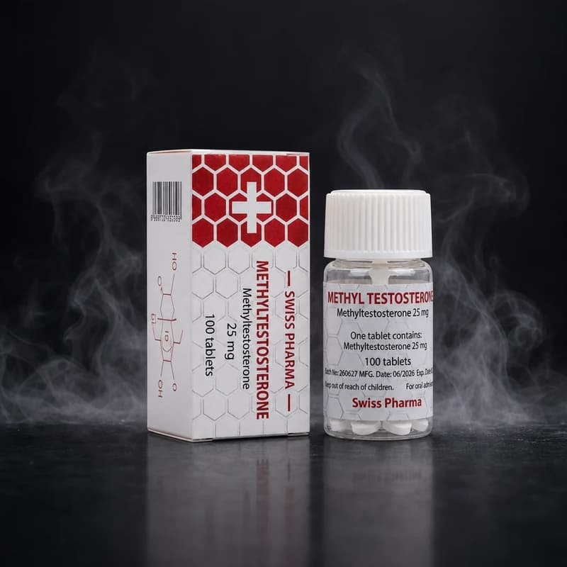 Methyl Testosterone 25mg/tab 100 Tablets by Swiss Pharma