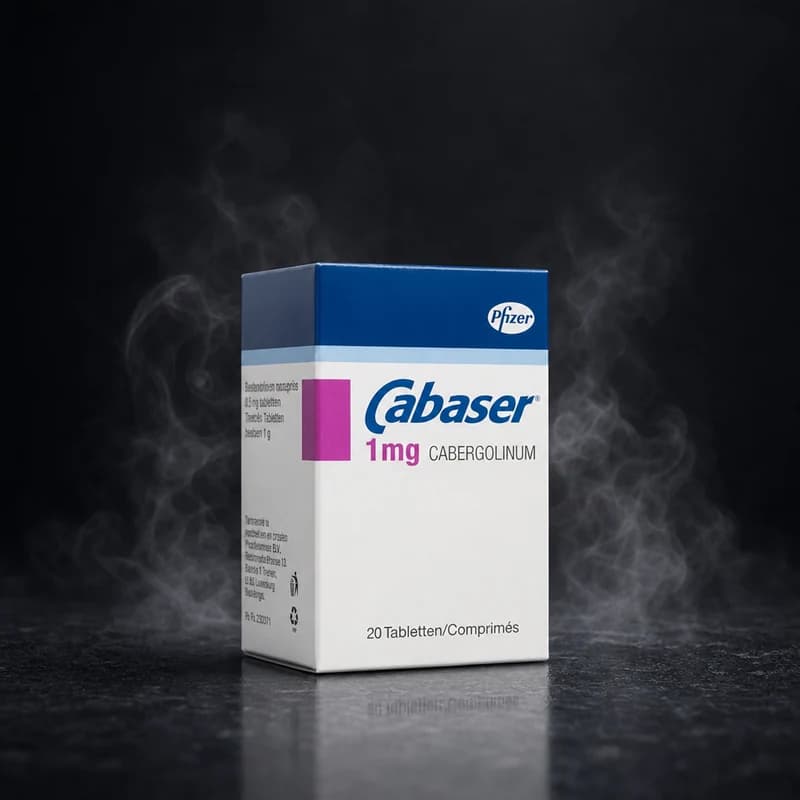 Cabaser 1mg 1mg/tab 20 Tablets by Pfizer
