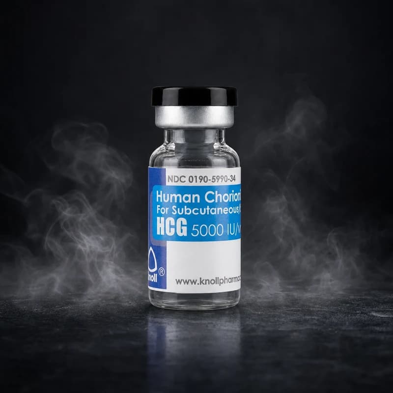 HCG 5000IU/amp 1 Ampulle by Knoll Pharmaceuticals