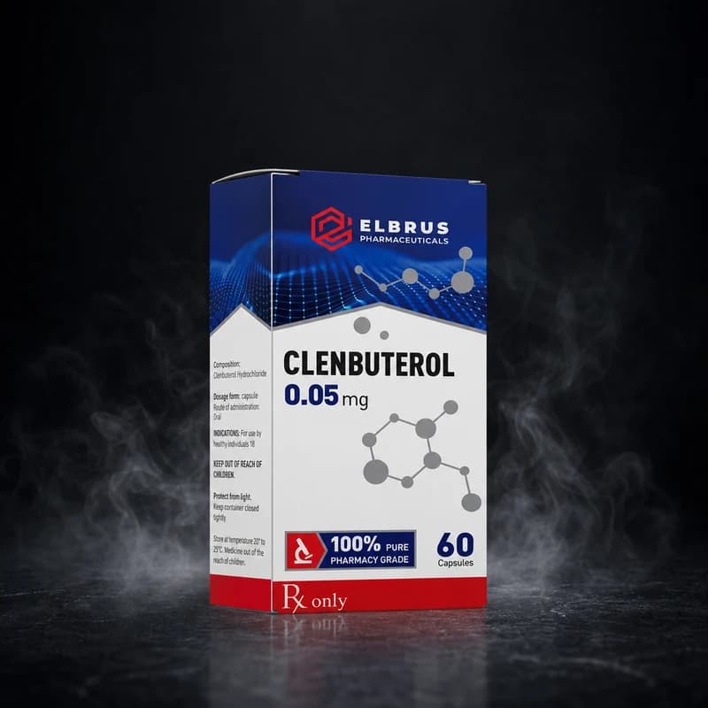 Clenbuterol 50mcg/tab 60 Tablets by Elbrus Pharmaceuticals