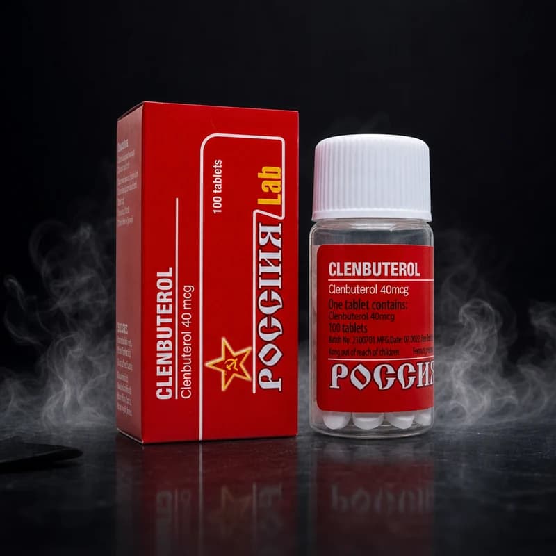Clenbuterol 40mcg/tab 100 Tablets by Rossiaz Lab