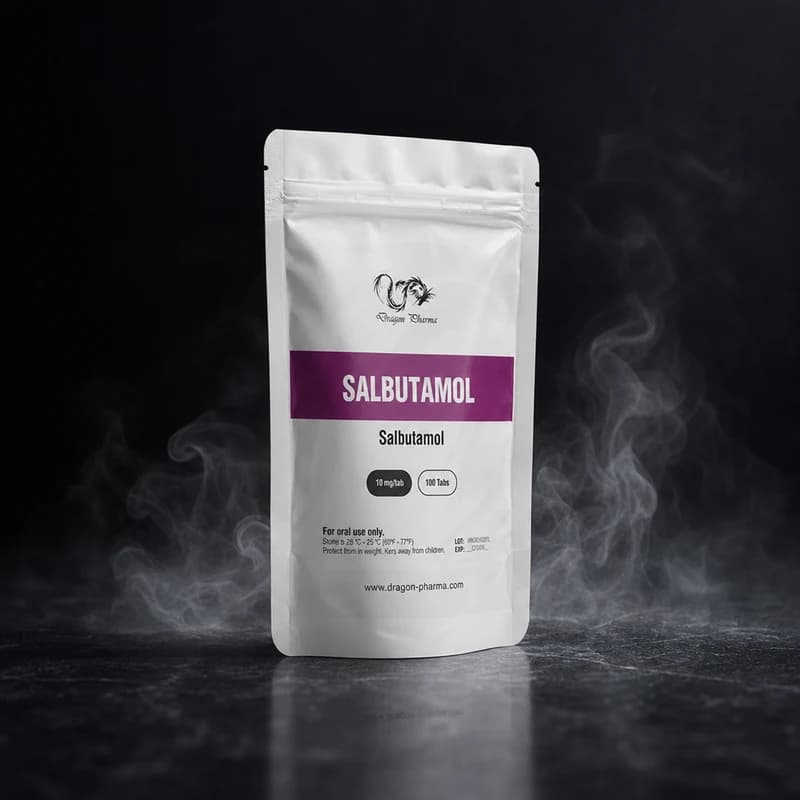 Salbutamol 10mg/tab 100 Tablets by Dragon-Pharma