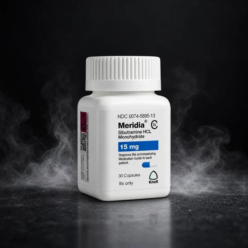 Meridia 15mg/tab 30 Tablets by Knoll Pharmaceuticals