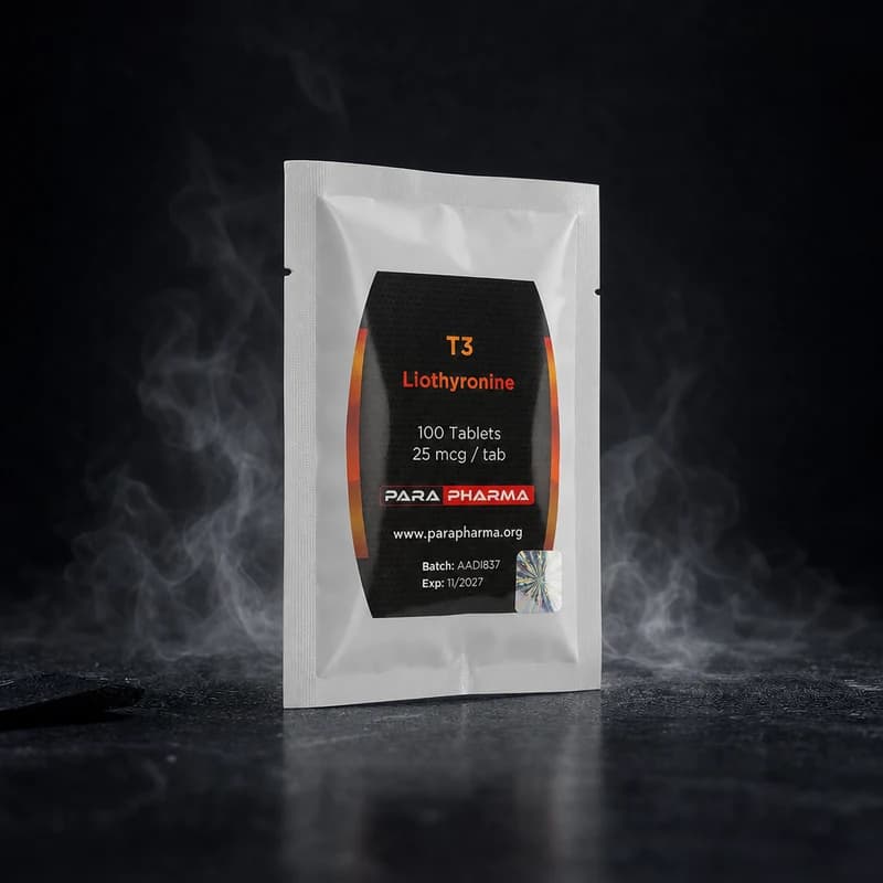 T3 25mcg/tab 100 Tablets by Para Pharma