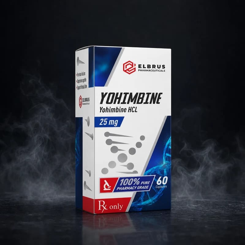 Yohimbine 25mg/tab 60 Tablets by Elbrus Pharmaceuticals