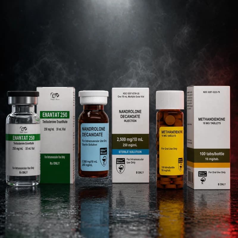 Mass Protocol Stack – Testosterone Enanthate 250 + Nandrolone Decanoate 250 + Methandienone 10mg