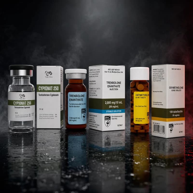 Strength Protocol Stack – Testosterone Cypionate 250 + Trenbolone Enanthate 200 + Oxymetholone 50mg