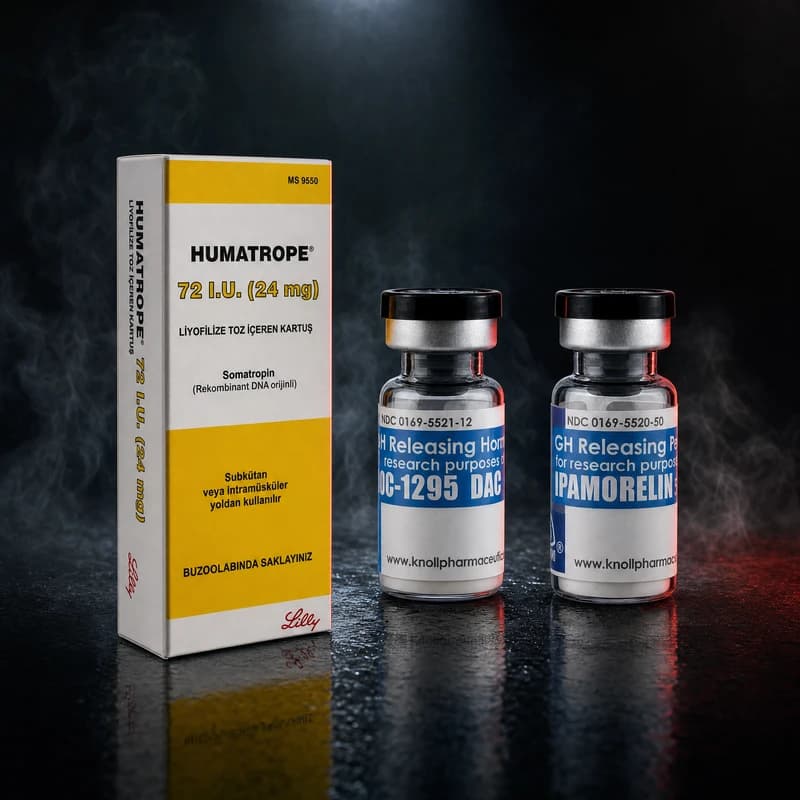 Peptide Growth Stack – Humatrope 72 IU + CJC-1295 5mg + Ipamorelin 5mg