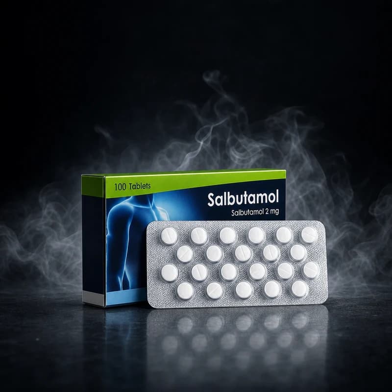Salbutamol 2mg/tab 100 Tablets by Sterling Knight Pharmaceuticals